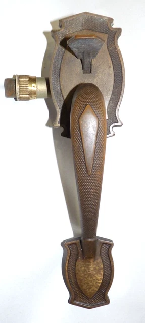 BRASS Door LATCH 11" Vintage