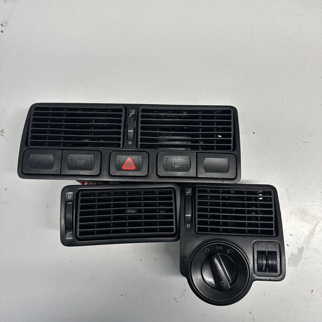 2002 vw golf mk4 bora front center middle air vent grille set