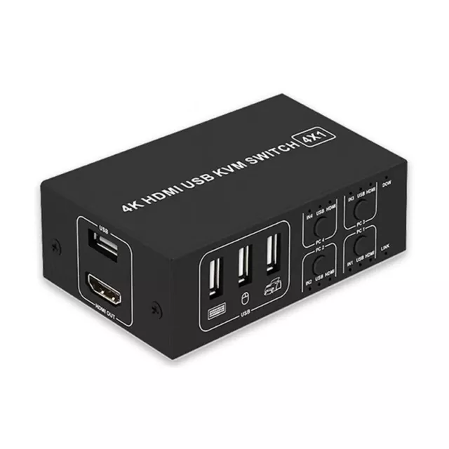 -Compatible Switch KVM Shared Laptop Four-Port Converter 4 in 1 Out USB7890