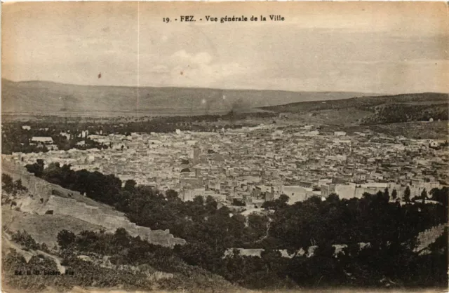 CPA AK MAROC FEZ - Vue générale de la Ville (219282)