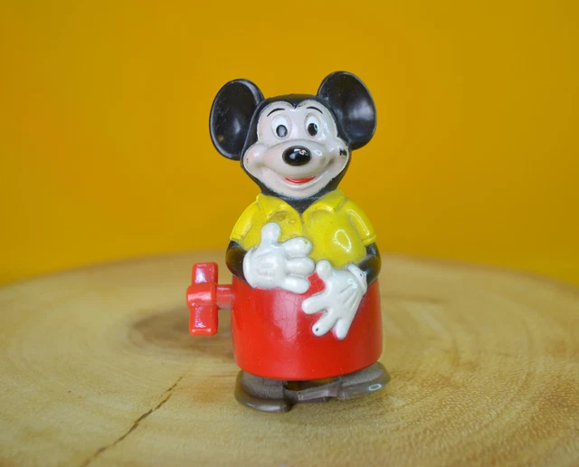 VINTAGE DISNEY MICKEY Mouse Wind Up Walking Toy Retro 1970s £19.99