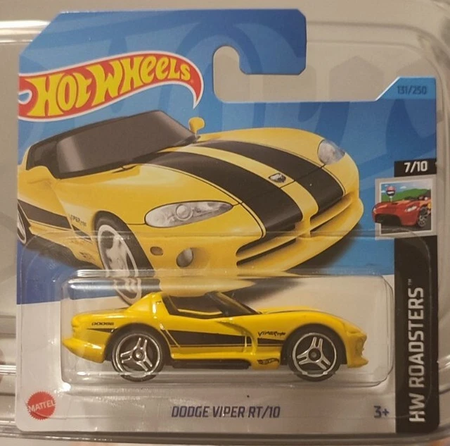 1:64 Hot Wheels 2023 Dodge Viper RT/10 Short Card