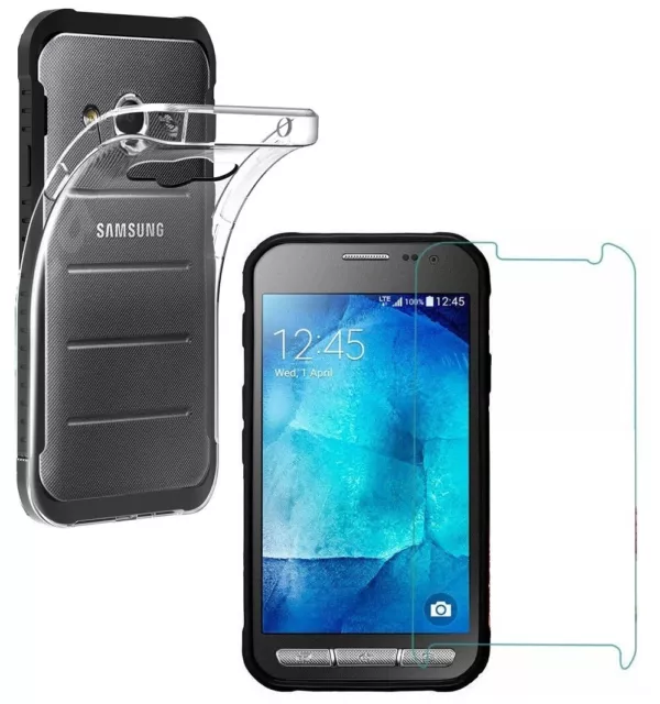 VERRE TREMPÉ + COQUE ANTICHOC TRANSPARENTE Pour SAMSUNG GALAXY XCOVER 3 PROTECT