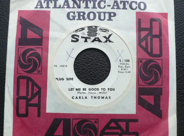 7" Carla Thomas - Let Me Be Good To You/ Another Night - US Stax Promo