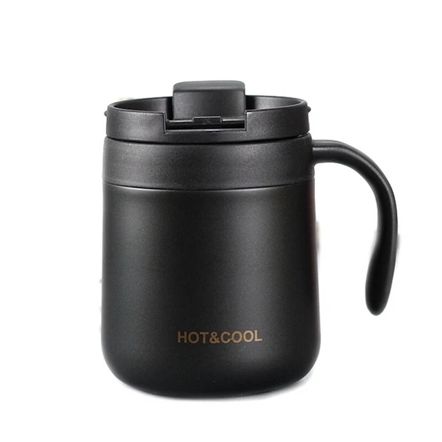 Taza de café de doble pared inoxidable beber agua taza S3F8