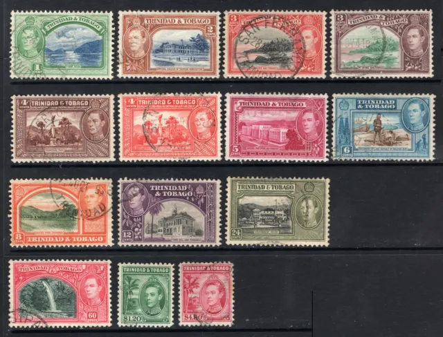 M21879 Trinidad & Tobago 1938-44 SG246/56 - 1938 Definitives