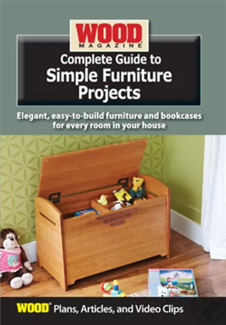 Wood Magazine Complete Guide to Simple Furniture Projects DVD ROM *NEW*