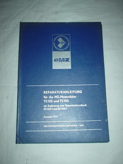 Mz TS 150 Zylinder Reparaturanleitung MZ - Handbuch Für ES 150/1