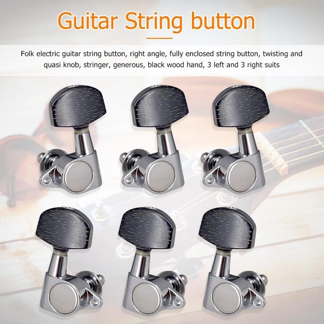 6PCS GUITAR LOCK String Tuning Pegs Tuner Machine Heads for Electric