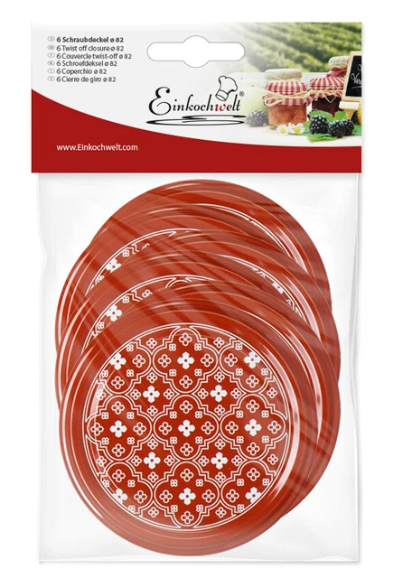 DOSEN-ZENTRALE HAUSRAT Twist-off Deckel 'Blumen'