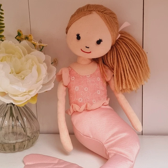 JELLYCAT MERMAID MILLIE Pink Shellbelle Mermaid Doll 19.99