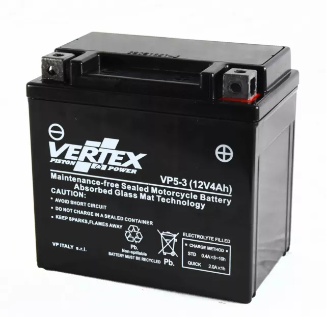 Vertex Battery For Beta RR 300 2T Racing 2017
