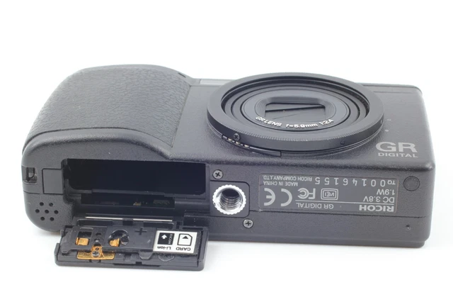 ALL Works [NEAR MINT w/ Charger] Ricoh GR Digital I 8.1MP Black Camera JAPAN 11