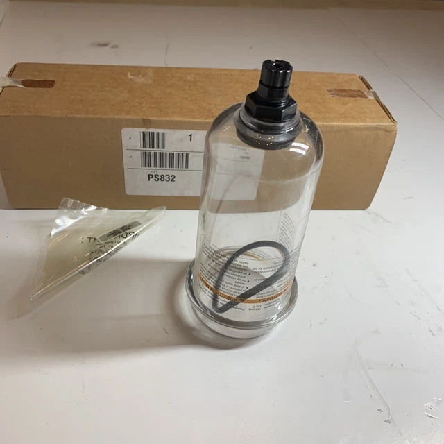 NEW Wilkerson Pneumatic PS832 Poly Bowl With Twist Drain Kit