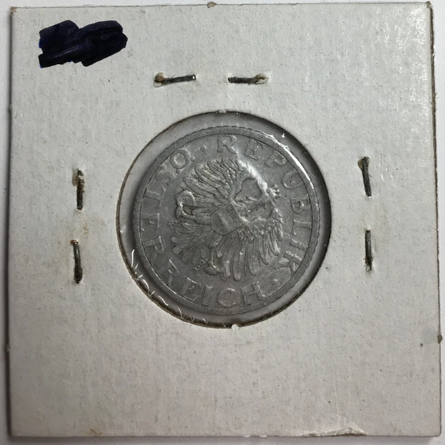1947 Austria 50 Groschen - (F/VF) KM#2870 - Aluminum Coin - Eagle - AT50G47 4