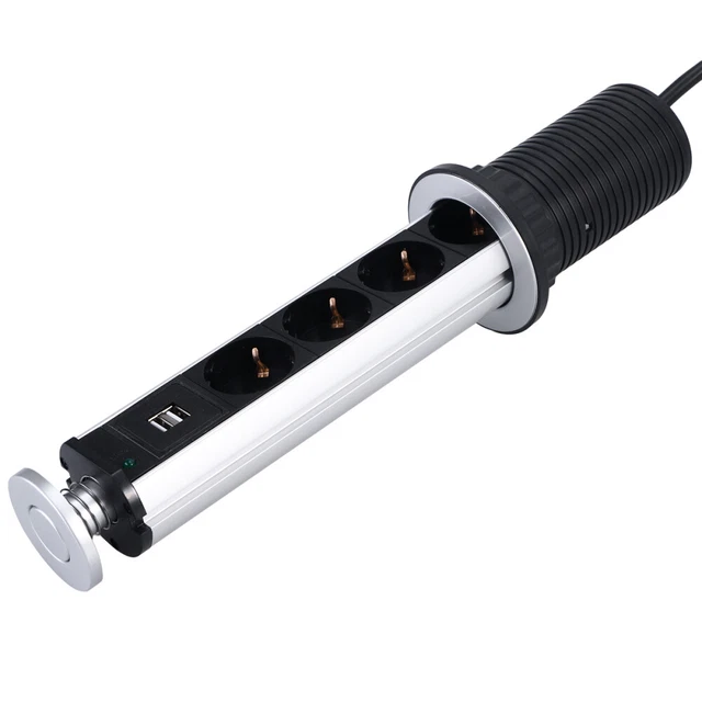 ELECTRICAL DATA CENTER Pull Up Power Outlet Tabletop Worktop Power