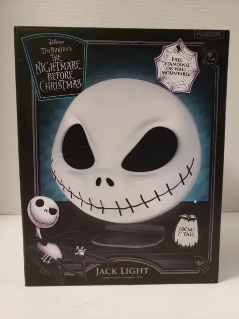 Disney Nightmare Before Christmas Paladone Jack Skellington 7'' 18CM tall Lamp