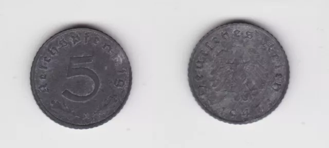 5 Pfennig Zink Münze alliierte Besatzung 1947 A Jäger 374 (137224)