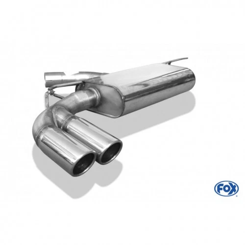 Fox Rennsportanlage 2X80Mm Typ 16 Für Seat Leon Typ 5F Sc