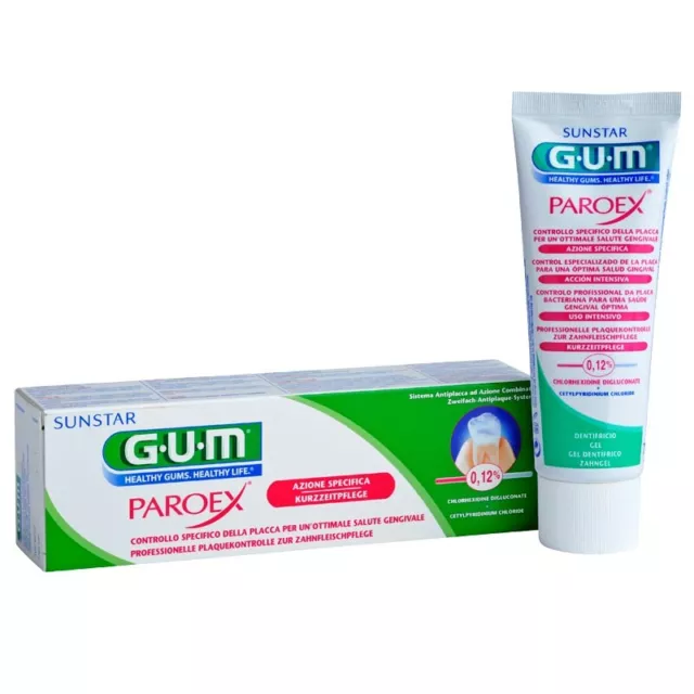 Gum Paroex Gel Zahncreme 75ml, 6er Pack (6x 75ml Tube)