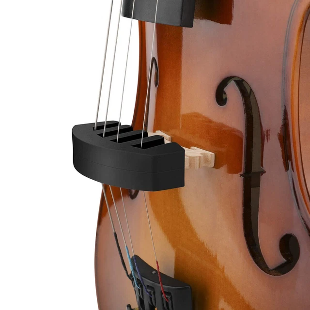 LAITER 4 Pcs Autocollant Noir d'Apprentissage pour Violon et 4 Sourdine LAITER 4 Pcs Autocollant Noir d'Apprentissage pour Violon et 4 Sourdine