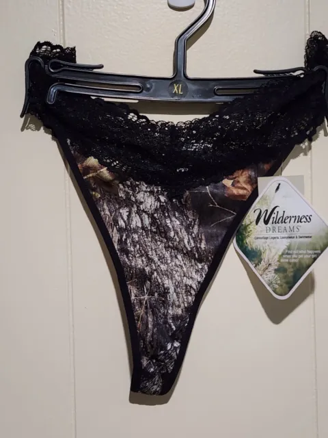 MOSSY OAK CAMO Aqua Lace Camisole & Boyshorts Panties Set $45.50