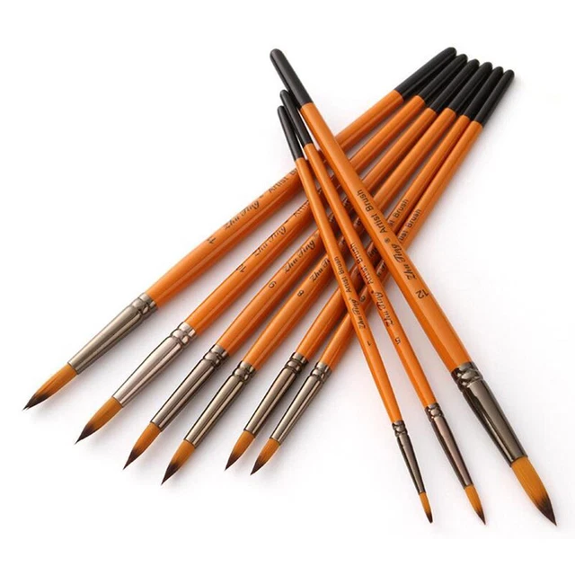 12PC Acquerello Pennelli Pittura A Olio Set Acrilico Pittura Ad Olio a