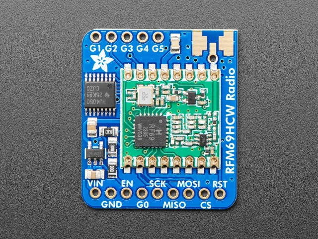 Radio Farm Module Rfm Module ADAFRUIT RFM69HCW TRANSCEIVER 433MHz radio module, RadioFruit, 3071 $31 ...