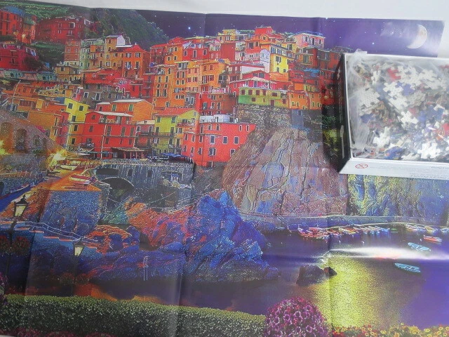 Jigsaw Puzzle 1000 Piece Italy Scenery Poster Included Age 14  29 X 19 Inches