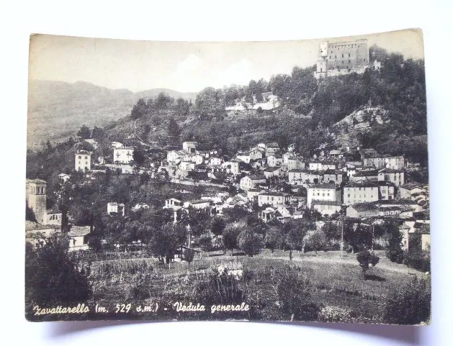 Cartolina Zavattarello ( Pavia ) - Panorama 1950 ca