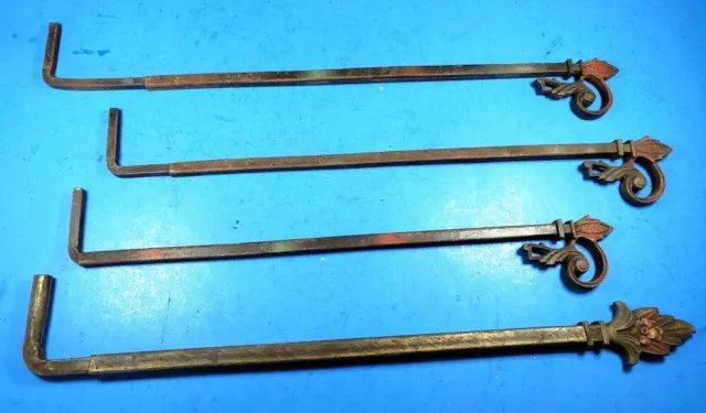 Vintage Curtain Rods Swing Arm 4 Units 4