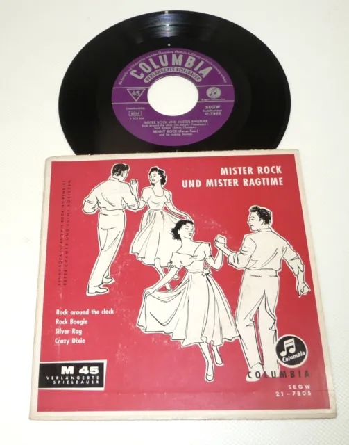 Mister Rock & Mister Ragtime 50s D Rock 'n Roll 7" EP BENNY ROCK / PETER CRAMER