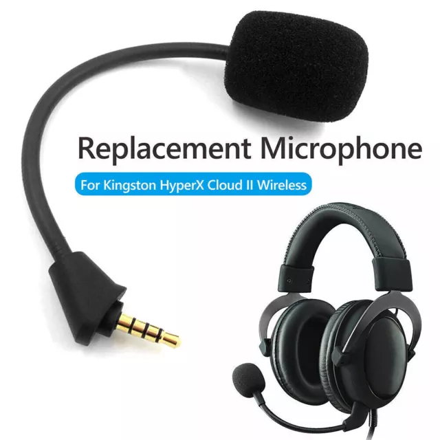 Replacement Mic for Kingston HyperX Cloud II Wireless Gaming Headset Microphone