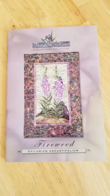McKENNA RYAN Quilt Pattern FIREWEED Block 1 Petals of my Heart 2001 UNCUT