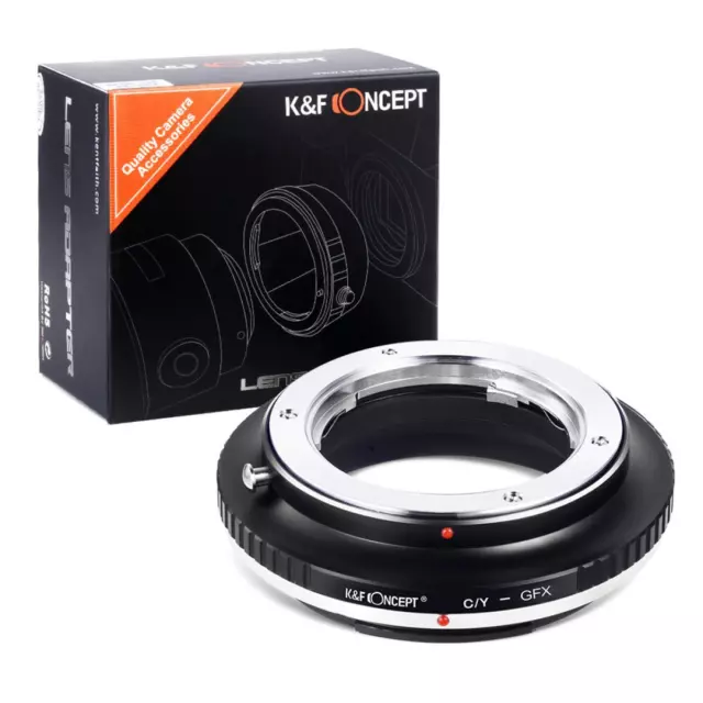 K&F Concept adapter C/Y/EOS/L/R/M42/MD/NIK/OM/PK Mount Lens to Fuji GFX Camera