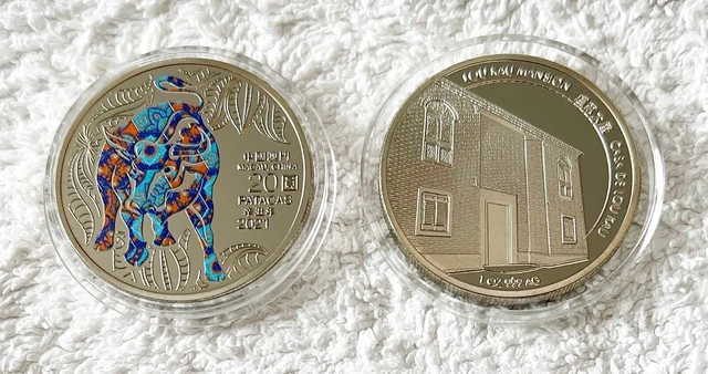 Rare Macau Lou Kau Mansion .999 Silver Layered Coin - Add to Your Collection!