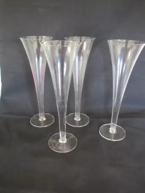 Lot of 13 Tapered Vases Restaurant / Catering / Wedding Decor 10" x 3"