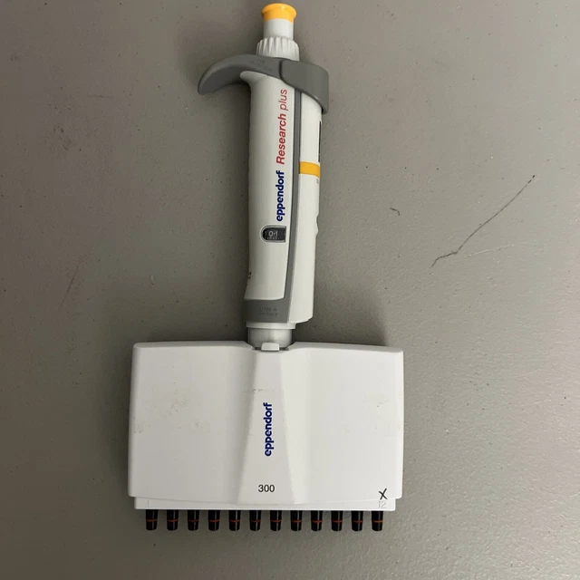 EPPENDORF RESEARCH Plus 8 Channel Pipette 100 10100 uL Pipetman