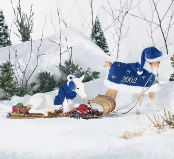 Breyer Horse Foal Sugarplum and Peppermint Christmas Holiday 2002 Model 700402