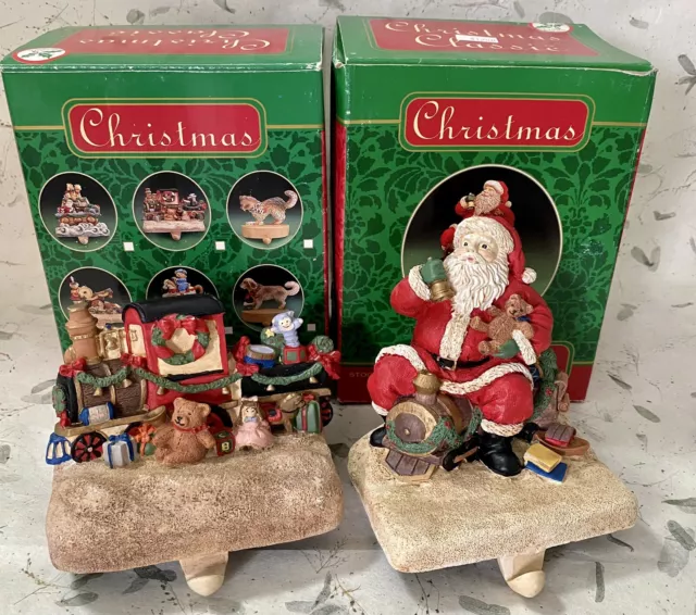 Colgas clásicas de Navidad para montar en tren y juguete expreso de Santa Claus de colección