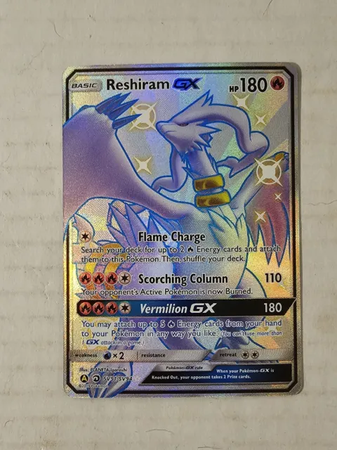 Reshiram GX SV51/SV94 - Pokemon Hidden Fates - Full Art Ultra Rare Card