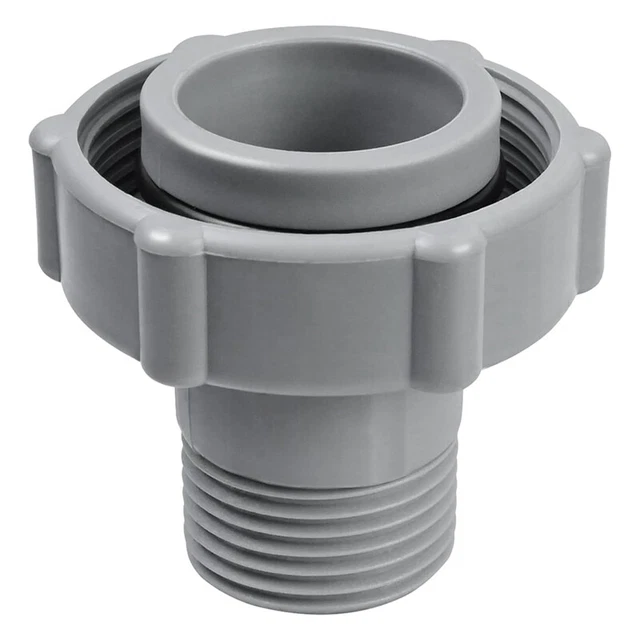 Raccordo Di Scarico Per Piscina In ABS - Bocchetta Sostitutiva Con Filetto, Diametro 12cm, Facile Installazione - 5