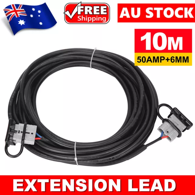 10m 50Amp Extension Lead Twin Core Cable For Anderson Style Plug Caravan Trailer