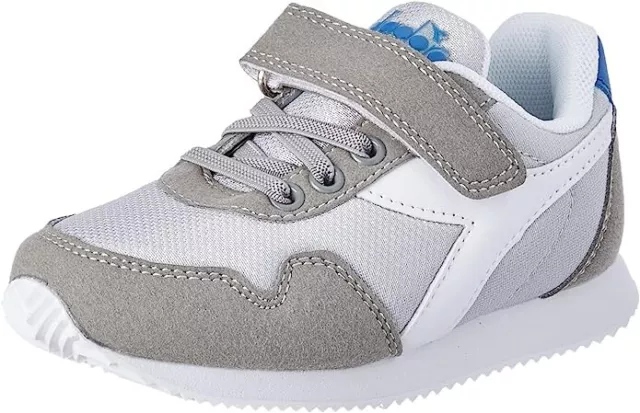 Scarpe da ginnastica bimbo Diadora simple run td Sneakers con velcro grigio n 22