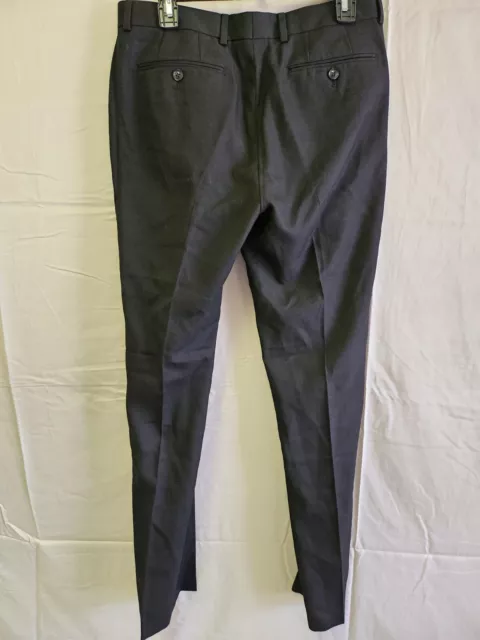 Topman Mens 32x34 pants Slim fit trousers Black NWT 3