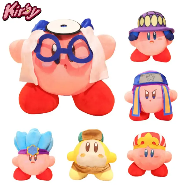 15cm Star Kirby Plush Stuffed Toys Cute Soft Peluche Cartoon Anime  Characters Dolls Children's Birthday Gifts Kawaii Xmas Decor