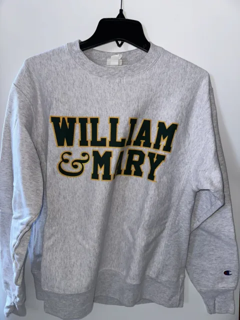 Vintage William & Mary Reverse Weave Sweatshirt Size Medium