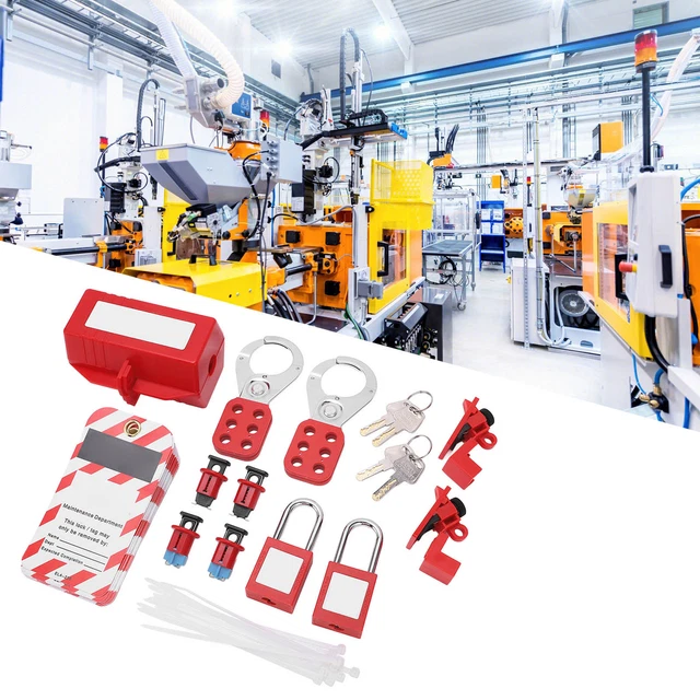Easy Interlock Circuit Breaker Storage Loto Labels Stainless Steel Hasp