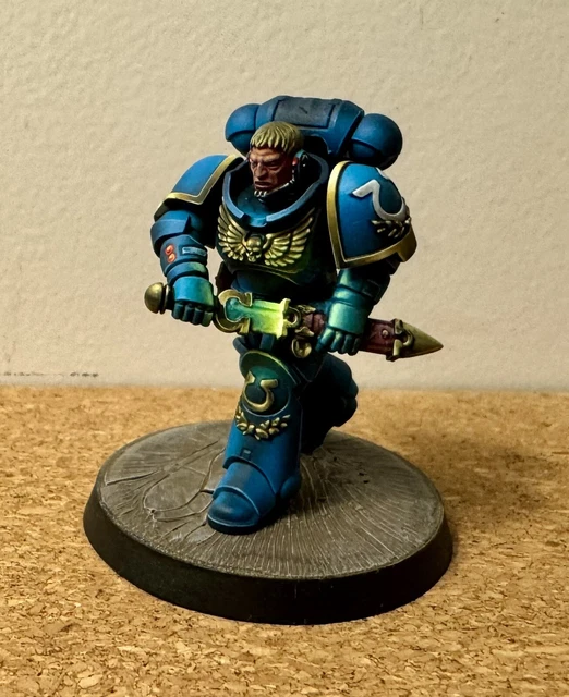 WARHAMMER 40K INDOMITUS primaris Lieutenant pro painted ++ tabletop + exposition EUR 210,00 - ES