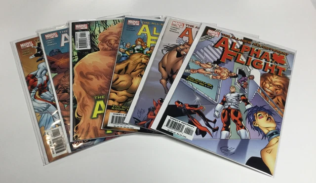 All-New All Different Alpha Flight 4 5 6 7 10 11 Nm Near Mint Marvel Comics
